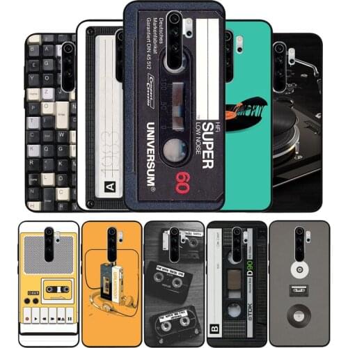 Retro music tape game console Phone Cover For Xiaomi Redmi note 9S 8T 7 6 5 4 Pro for redmi 4A 4X 5 Plus Soft Silicone Case