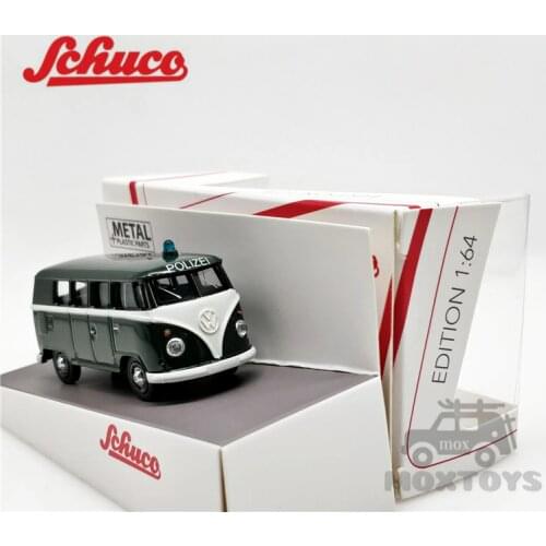 Schuco 1:64 VW T1 Bus Polizei Diecast Model Car