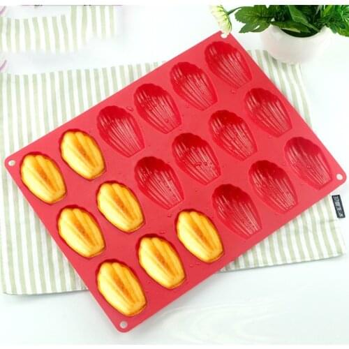 Silicone Madeleine Molds 20 Cavity Cookies Bakeware Gadgets Mini Madeleine Shell Cake Pan Chocolate Baking Mould