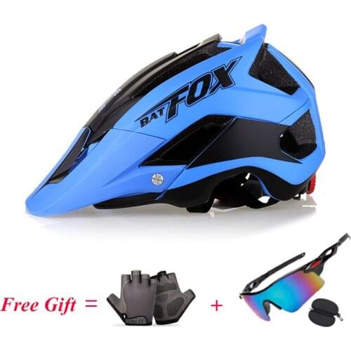 BATFOX Men Women Mountain Road casco Sport Specialiced Bicycle Helmets outdoor breathable ultra-light mtb cycling safety cap