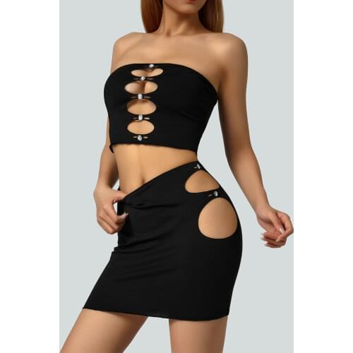 Women Sweatwear Tracksuit Set 2pcs Cold Waist Sleeveless Bodycon Bodysuit + Sexy Pencil Bodysuit 2020 Summer Costume Suit