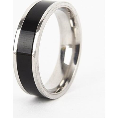 Punk Accessories 6mm Stainless Steel Magic Glue Ring For Men Woman Classic Wedding Party Jewelry Exquisite Gifts Hot Selling