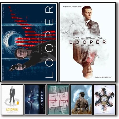 21 Designs Movie Looper Whitepaper Poster Artwork Fancy Wall Sticker for Coffee House Bar A3