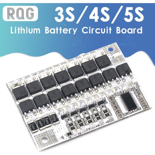 3s/4s/5s Bms 12v 16.8v 21v 3.7v 100a Li-ion Lmo Ternary Lithium Battery Protection Circuit Board Li-polymer Balance Charging