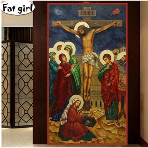 Diamond Painting 5D diy Man religious picture Full Square Round Drill Embroidery Cross Stitch Kit Mosaic Wall Sticker Decoration