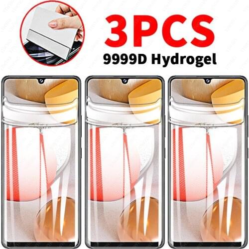 3PCS Hydrogel Film For Samsung a42 a 42 Soft Water Gel Films For Galaxy A42 A 42 5G Full Cover Front Screen Protector Not Glass