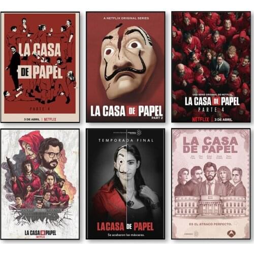 Classic Movies and TV Clips Canvas Painting Wall Art Nordic Posters and Prints Wall Pictures for Living Room Cinema Decoration