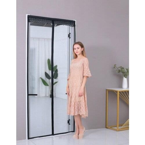 Summer Magnetic Curtains Screen Mesh On The Door Mosquito Net Anti Fly Insect Door Mesh Automatic Closing Size Can Be Customized