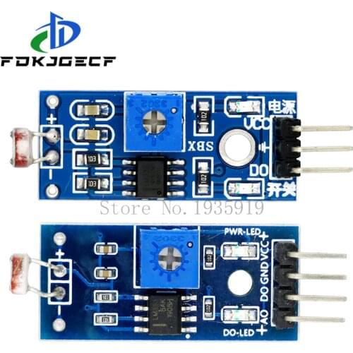 LM393 3pin 4pin Optical Sensitive Resistance Light Detection Photosensitive Sensor Module for arduino DIY Kit