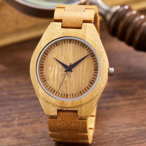 Men Quartz Watch Wooden Wristwatch Wood Wrist Sport Watches men Natural Creative Clock for Male Gift Relogio