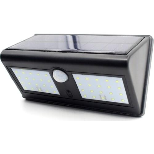 SANHOOII 1PCS 40 LED PIR Motion Sensor Solar Light 2 Lighting mode Spuer Bright Wall Lamp For Garden Outdoor Yard Bright Garage