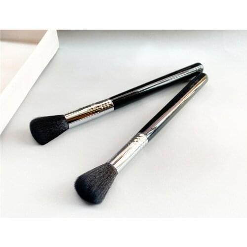 Small Cheekbone Contour Brush F05 Flat Top Fluffy Powder Contouring Blending Makeup Brush Bronzer Blusher Cosmetics Beauty Tools