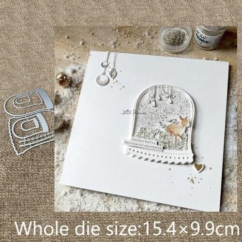 New Design Craft Metal stencil mold Cutting Dies Crystal ball decoration scrapbook die cuts Album Paper Card Craft Embossing