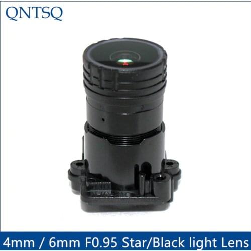 2MP 1/2.7" Aperture F0.95 4mm or 6mm cctv camera lens,Star light and black light Fixed lens for Security Camera, MTV-2MPF0.95