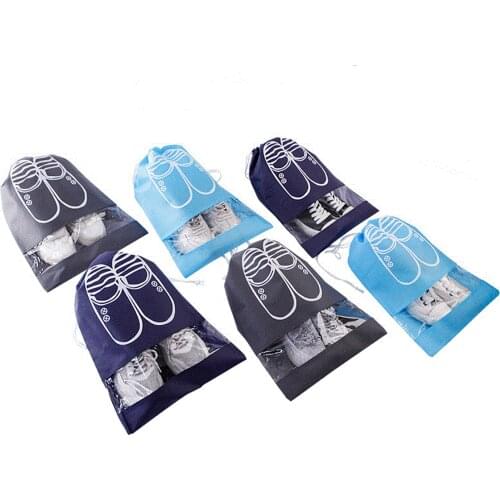 5pcs Useful Travel shoes bag Organizer for men and women 2 sizes to choose Portable shoesl stuff Storage Bags