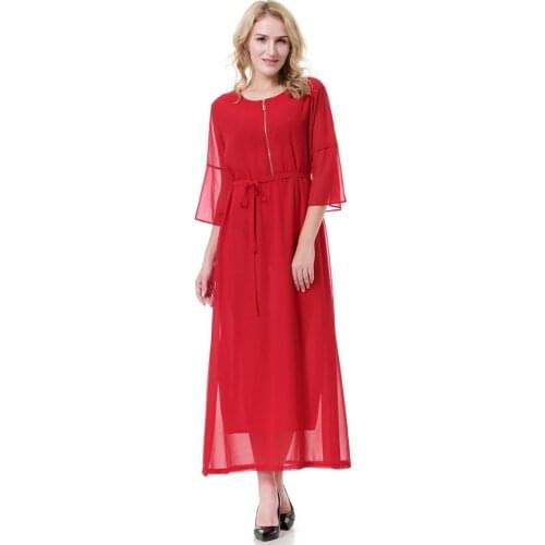 Pakistani abaya dubai turkey muslim hijab dress red robe marocaine long dresses turkiye vestidos arabes bangladesh clothes femme