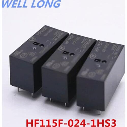 Relay HF115F-024-1HS3 24VDC 16A 6pin