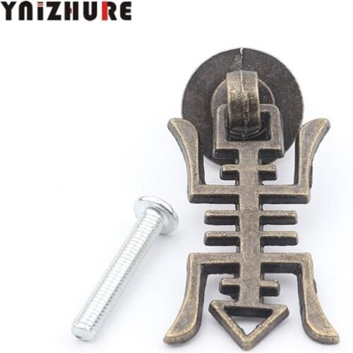 10PCs Vintage Furniture Handle Bone Knobs and Handles Door Handle Cupboard Drawer Kitchen Pull Knob Furniture Hardware
