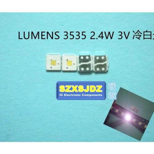 300PCS LUMENS LED Backlight Flip-Chip LED 2.4W 3V 3535 Cool white 153LM For SAMSUNG LED LCD Backlight TV Application