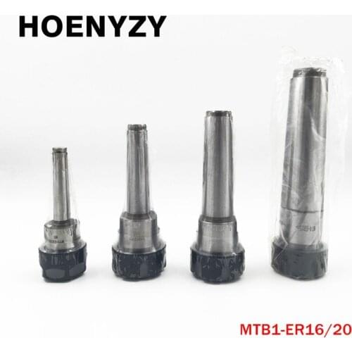 High Precision MT1 MTB1 ER16/ER20 Morse Taper Tool Holder MTB1-ER16 MTB1-ER20 Drawbar CNC Milling Steel Collet Chuck Holder
