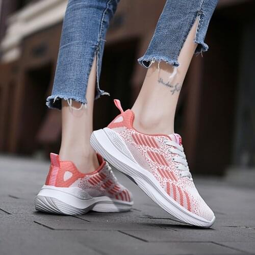 Size 42 Running Womens Shoes Breathable Tennis Feminino Walking Shoes Outdoor Jogging Sport Shoes Zapatillas De Deporte Mujer