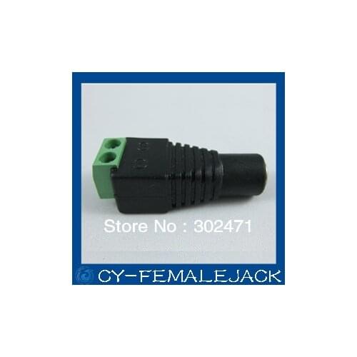 10pcs/lot 5.5/2.1mm Female CCTV UTP Power Plug Adapter Cable DC/AC 2, Camera Video Balun