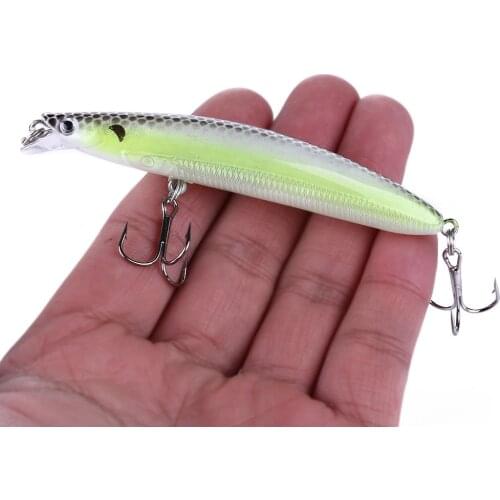 1PCS Hard Minnow Fishing Lure Top water Floating Hard Bait Artificial Bait Wobblers Crankbait Perch Carp Pike Lure Fishing gear
