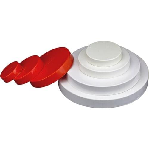 2pc 50-200mm Round PVC pipe cover plastic Tube Blanking End Caps Insert Plug decorative dust cover drain pipe protection fitting