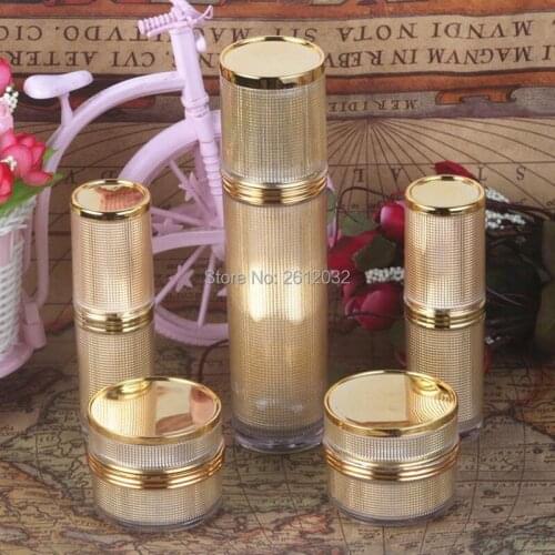 30g 50g Acrylic Cream Jar Empty Cosmetic Packing Container 30ml 100ml Lotion Pump spray Bottle F20173655
