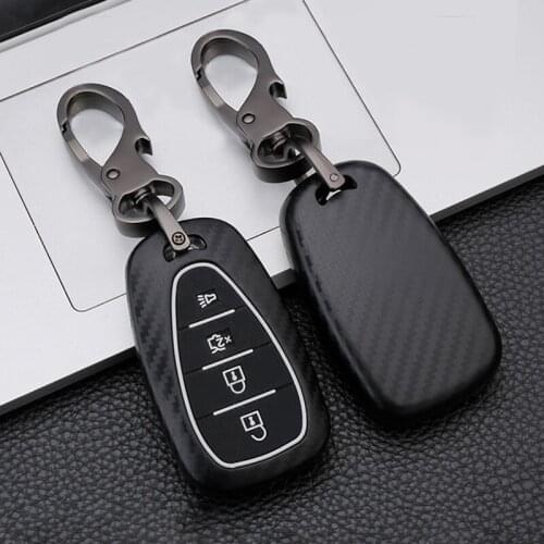ABS Carbon fiber Car Remote Key Cover Case for Chevrolet Holden Camaro Equinox Cruze Malibu TRAX Orlando Volt bolt EV 2016-2019