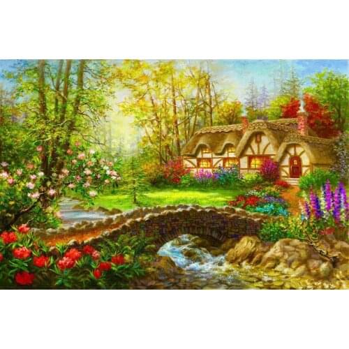 Diamond Painting 5D DIY Landscape Full Square Diamonds Embroidery Garden Kits Decorations Home Gift