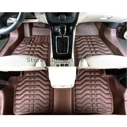 Custom fit car floor mats for Audi A1 A3 A4 A6 A7 A8 Q3 Q7 3D car styling heavy duty all weather carpet floor liner RY171