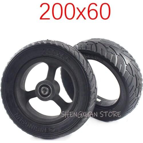 Good Reputation 8 Inch 200x60 Electric Scooter Balancing Vehicle Solid Tire with Wheel Hub and Tubeless Solid Tyre