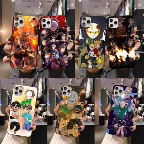 Cartoon Game Dream SMP Phone Case For iphone 12 11 Pro Max Mini XS Max 8 7 6 6S Plus X 5S SE 2020 XR cover