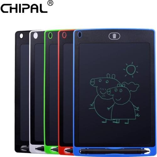 CHIPAL 8.5'' LCD Writing Tablet Digital Graphic Tablets Electronic Handwriting Drawing Pad Board Notepad + Stylus Pen for Kids
