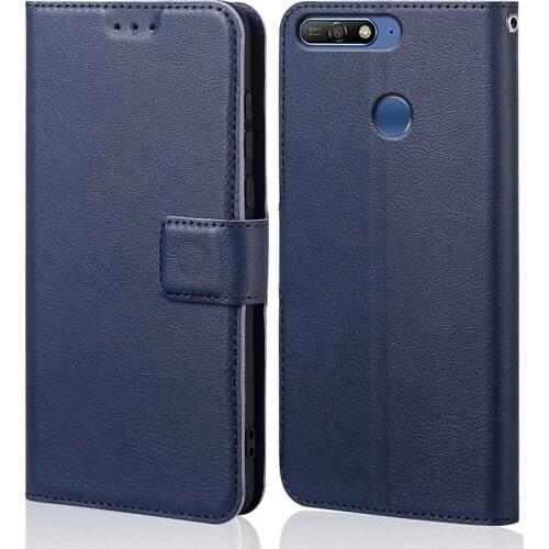 For Huawei Y6 2018 Case Huawei Y6 Prime 2018 Case Flip ATU-L31 ATU-L42 Leather Phone Case For Huawei Y6 2018 silicone Case Cover