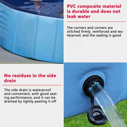 Bathing 80 20cm Family Play Cool Foldable Pet Pool Game Summer PVC Creative Portable