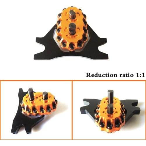 Metal Transfer Case 1:1 for 1/14 Tamiya RC Truck Trailer Tipper Scania MAN Benz Actros Volvo Car Diy Parts