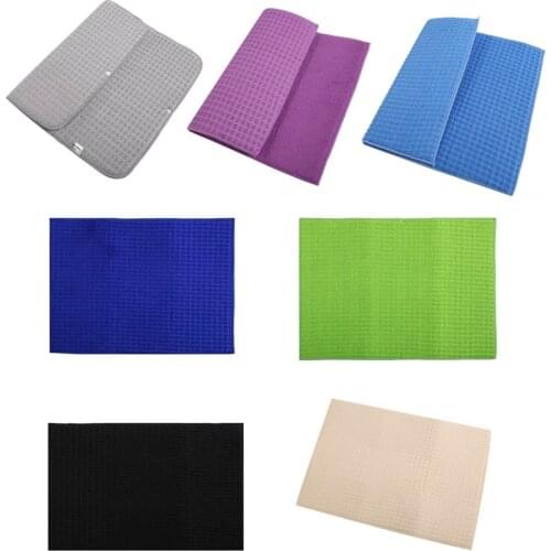 Multifunctional Protection Drying Mat Microfiber Small Square Heat Insulation Holder Dish Cup Pad Table Placemat Kitchenware Mat