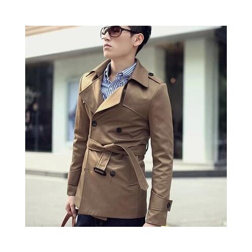 Mens trench coats man long coat men Double-breasted clothes slim fit overcoat long sleeve 2020 new designer spring autumn korean