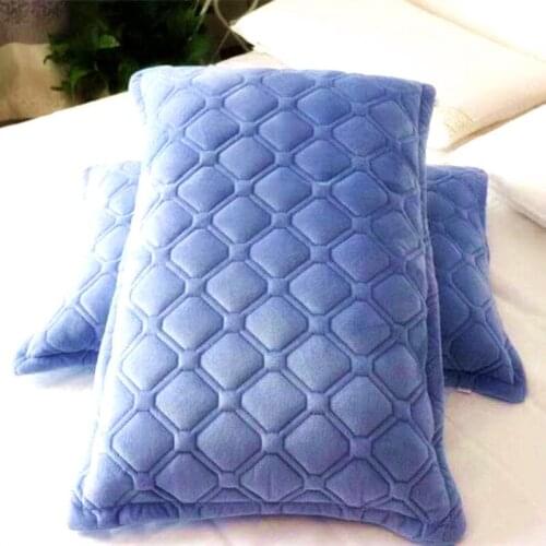 1pc/2pcs Flannel Fleece Coral Pillowcase Cover on Bedding Warm and Comfortable Home Decoration Pillow Case Covers