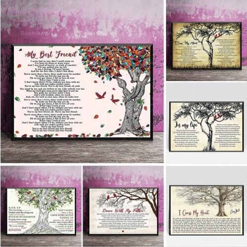 I Cross My Heart Lyrics Poster, Music Poster, Song Lyrics Print, Song Lyrics Poster, Lyrics Wall Art, Poster Prints