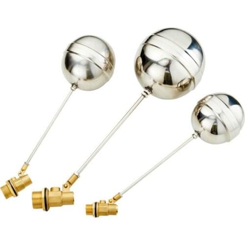Floating Ball Valve DN15 -DN50 Cold and Hot Water Tank Float Valve stainless steel ball float valve water ball cock