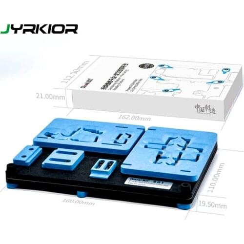 Qianli For iPhone X/XS/XS MAX/11/11PRO MAX Motherboard Chip Repair Holder Fixture Logic Board Middle Layer Planting Tin Template