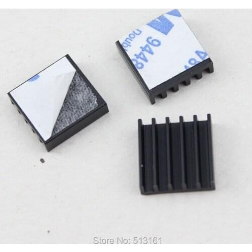 200 Pieces 14x14x4mm Cooling Radiator Aluminum Heatsinks Cooler Heat Sink