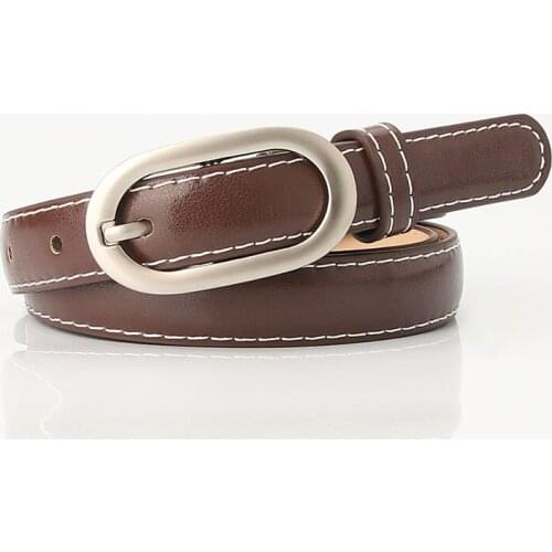 New Ladies Belt Casual Wild Young Jeans Student Belt Day Buckle Thin Belt Belt Width Buckle Length Belts Material Style Gender