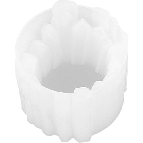 Diy Crystal Epoxy Resin Candle Mold Glass Candlestick Storage Box Mold Ashtray Multifunctional Mirror Decoration Room