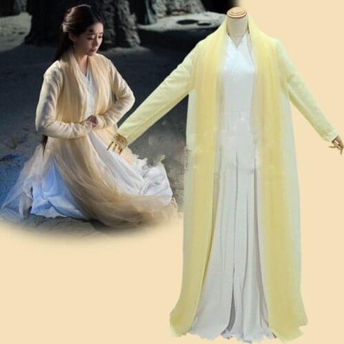 XuanNv 3 designs Fairy Womens Costume Forever Love for Three Times of Incarnations in Ten Miles of Peach Blossom Bushes