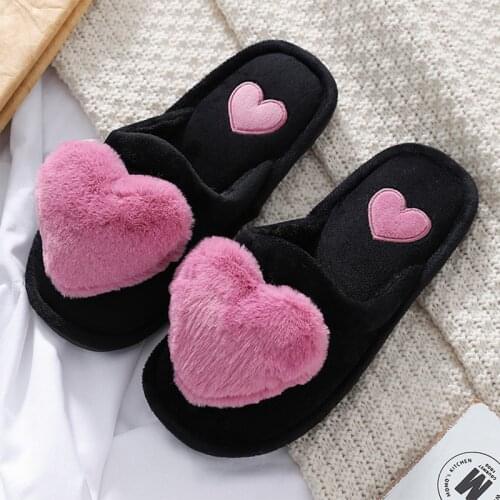 Slippers Women Winter Shoes Fur Home Slippers Women Indoor Plush Fluffy Warm Female Flat Shoes Ladies Soft Slippers Slides White