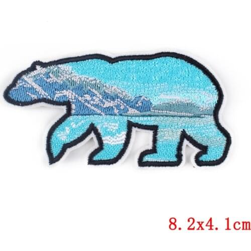 Cute Animal Patch For Child Iron on Patches For Clothes Embroidered Patch Sewing Accessories Applique Decor Fusible Sewing Cloth